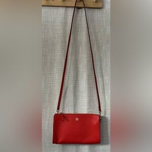 Tory Burch crossbody leather poppy